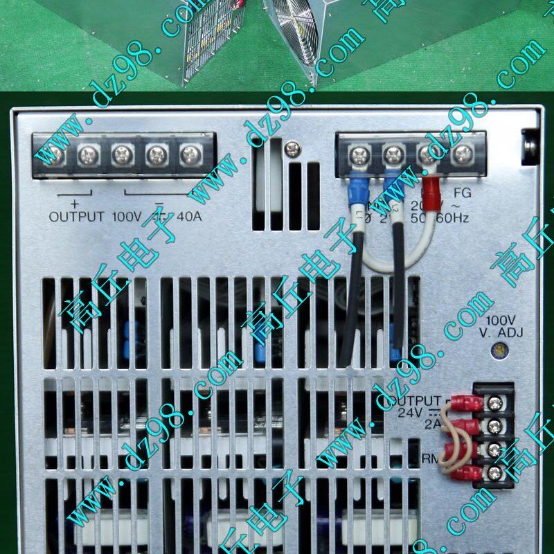 日本 FUJITSU FR100-40 75V-120V电压可调 40A 4000W 开关电源
