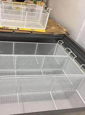 冰柜内部置物架冰箱分隔盒内置物筐栏专用篮子收纳整理神器挂篮大