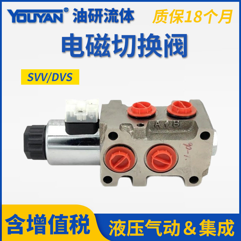 SVV06两位六通SVV09换向阀DVS90多回路选择阀LKF-40 60流量阀114
