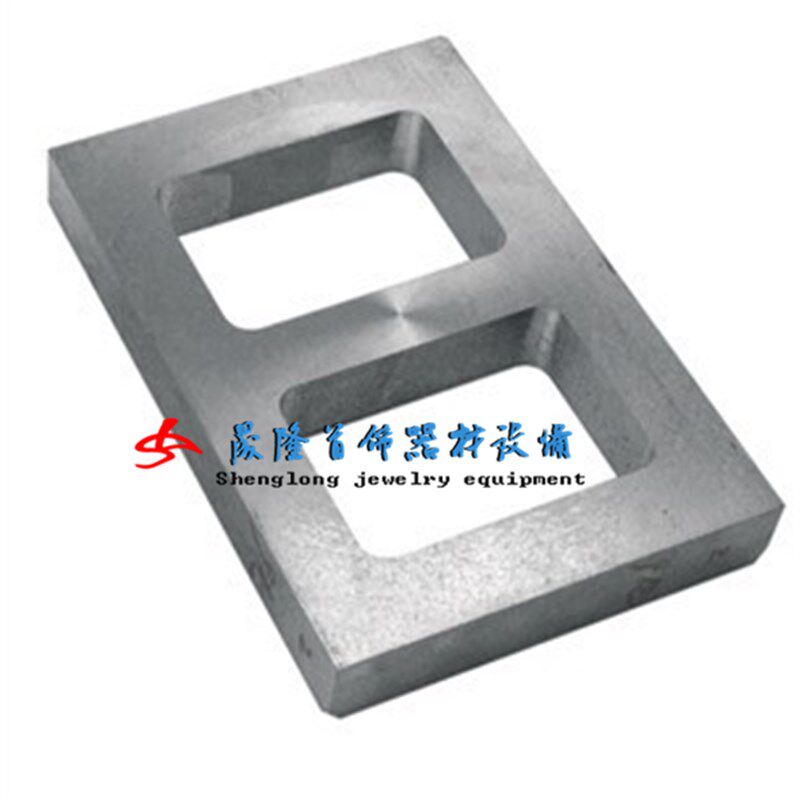 双格压模框=压模机配件=胶模制做铝框=压模机专用=47*74mm