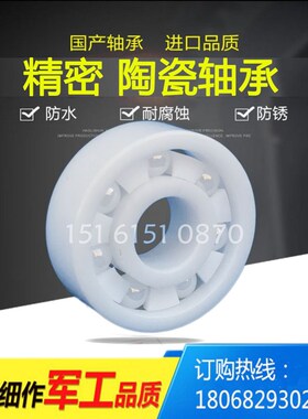 氧化锆全陶瓷轴承6309 6310 6311 6312 6313 6314 6315 6316 6317