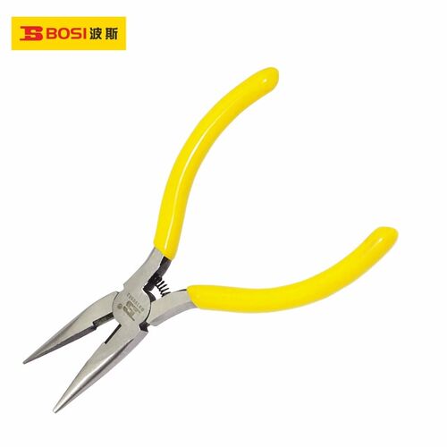 波斯工具 迷你尖嘴钳(有牙/无牙) 5寸 高碳钢锻造 BS-D3058
