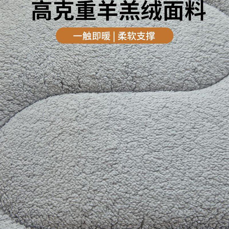 羊羔绒床垫加厚床褥垫学生宿舍单人榻榻米褥子铺底保暖垫子可折叠