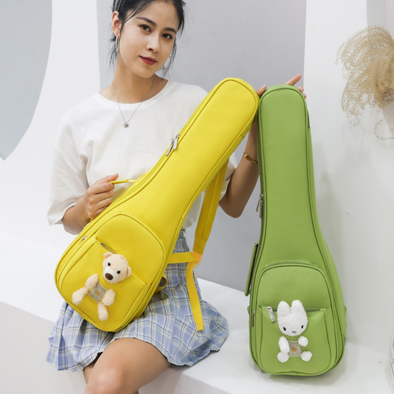 尤克里里琴包23寸24寸可爱加厚双肩乌克丽丽包ukulele琴包防泼水