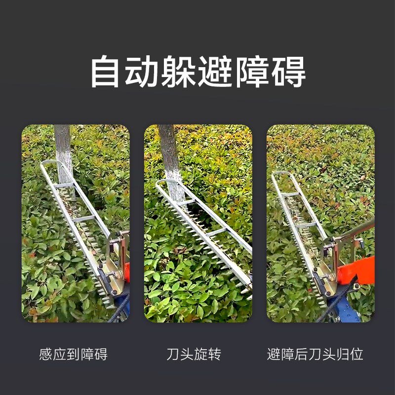 电动绿篱修剪机果树绿化带剪枝修球机绿篱机四轮驾驶式绿篱修剪车