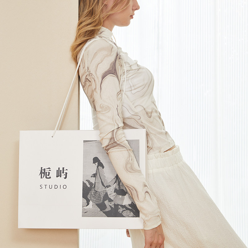 女装店纸袋子服装店用手提袋子定制  购物袋包装袋服装店袋子订制