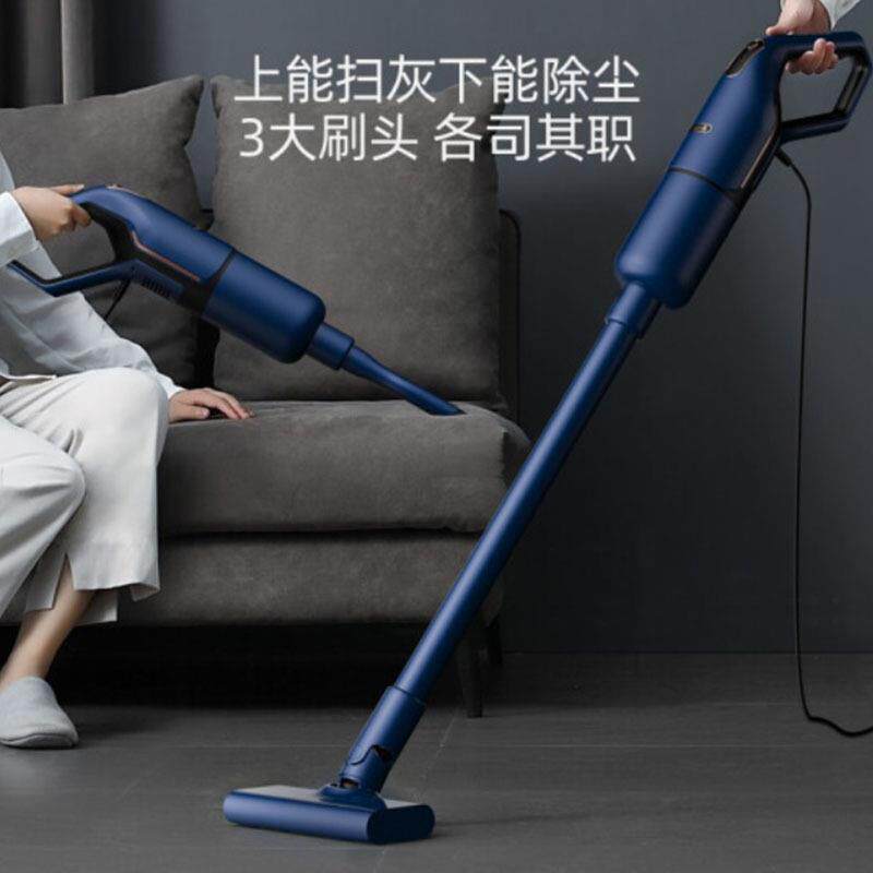 德尔玛吸尘器DX1000家用小型大吸力吸毛手持式电脑地毯吸尘机轻量