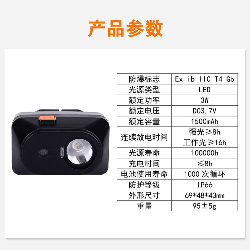 尚为SW2200防爆微型多功能LED强光超亮可调光充电头戴式头灯矿灯