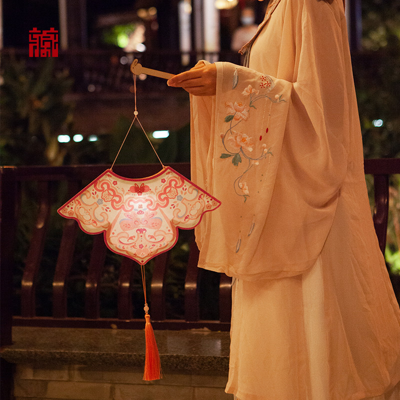 广东省博物馆云想霓裳灯笼中秋节花灯手工DIY宣纸灯笼汉服古风