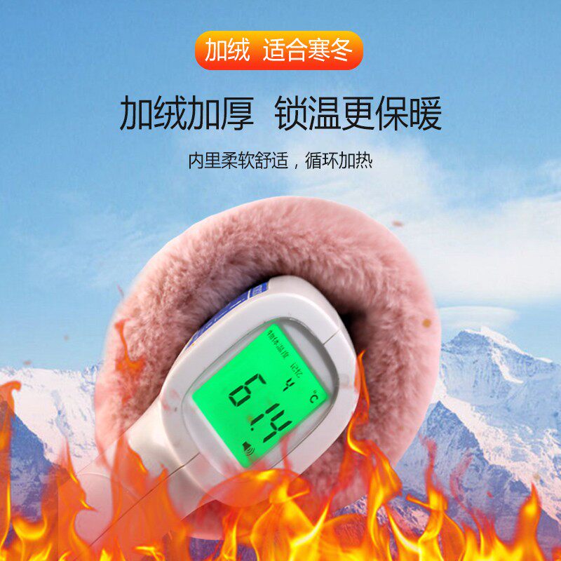 冬季电动车电加热手套充电发热保暖女士电手套骑行防寒防冻充电瓶