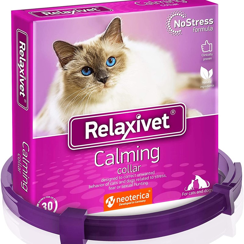 瑞乐事Relaxivet费洛蒙猫狗安抚情绪项圈宠物防抓咬乱尿应激镇静