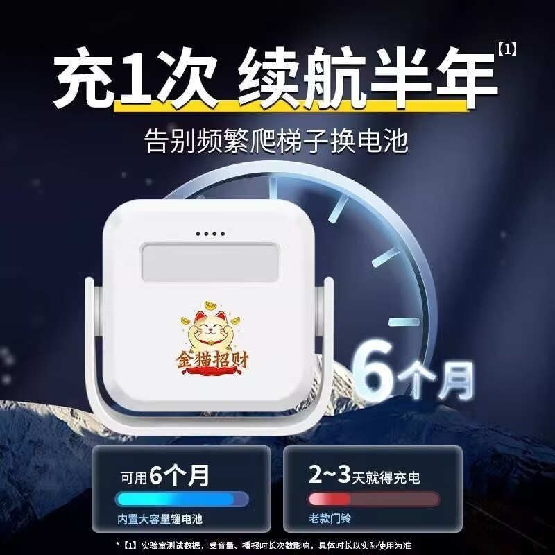 门口欢迎光临感应器迎宾门铃商铺超市便利店红外语音报警器提示器