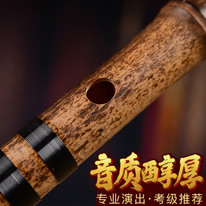 湛文兵紫竹笛子竹笛专业演奏乐器男女精制高档儿童初学者横笛g调e