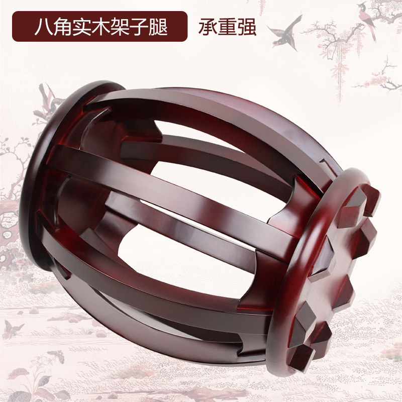 古筝圆凳古筝凳子实木古筝单人印花款素面款古筝琴凳结实