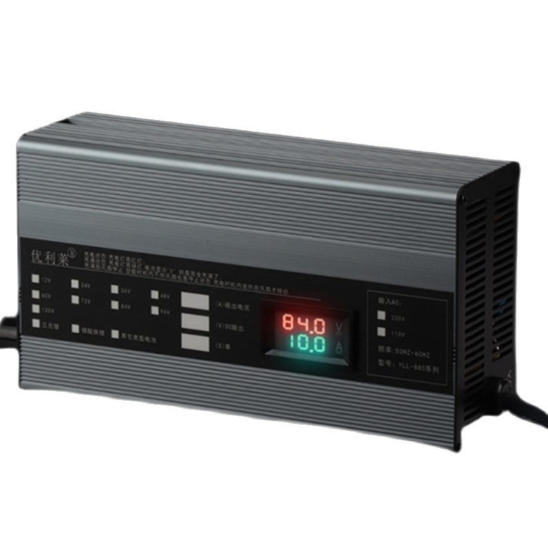 84V96V120V锂电池充电器9A8A5A可调节快速109.2V117.6V电动车适用