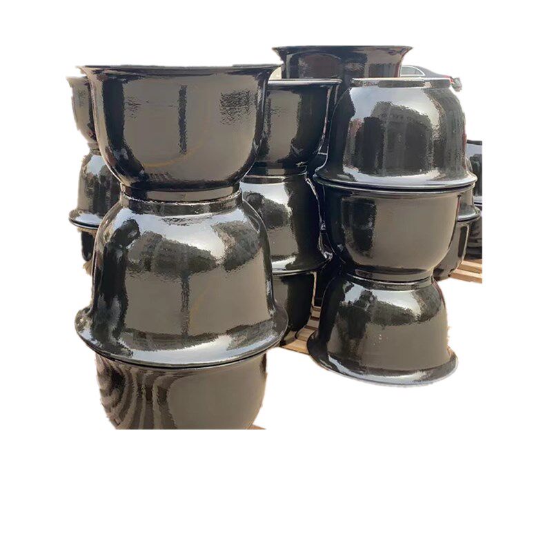 大口陶瓷龙缸大型花盆均釉家用铁树多肉田园绿植种菜花卉植物盆栽