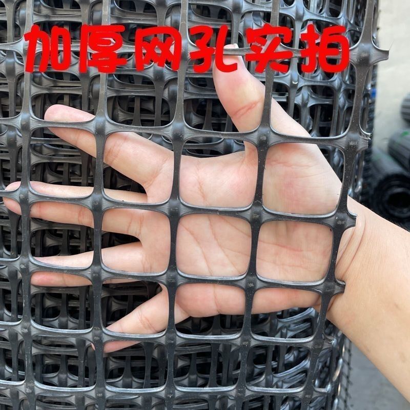 特厚塑料围栏网养殖网圈山圈地圈果菜园格栅网塑胶栏土工格栅玉米