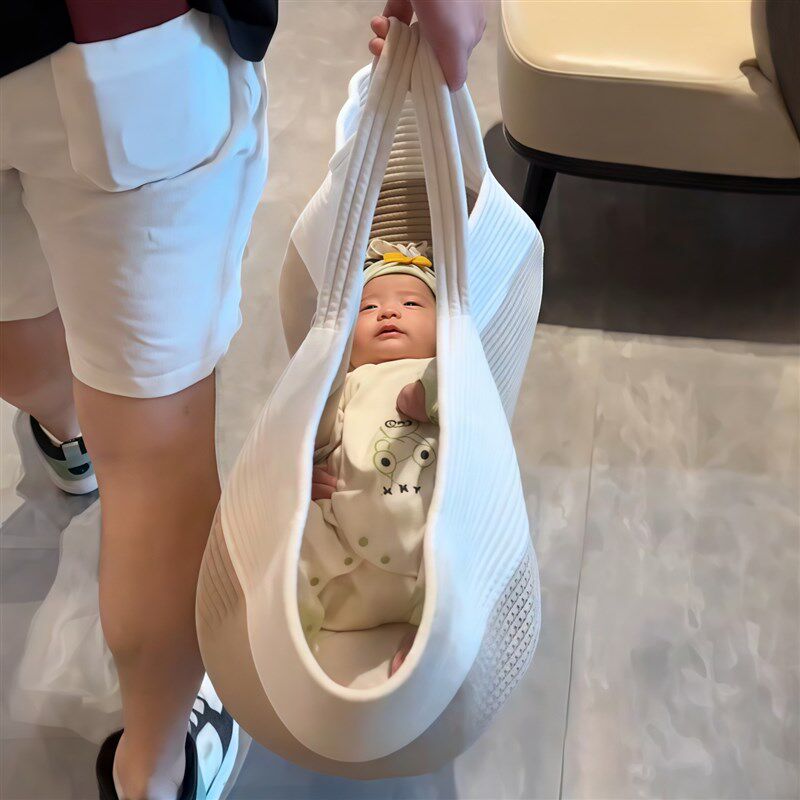 摇篮婴儿睡篮移动外出便携式提篮新生儿出院车载手提篮子宝宝睡床