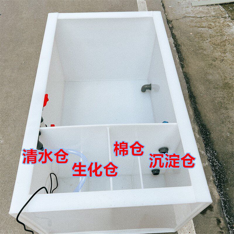 PP塑料侧过滤循环水鱼缸阳台家用锦鲤缸室外养鱼池花园金鱼池轻体