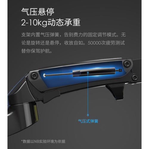 NB F150 17-35英寸电脑显示器支架壁挂旋转升降屏幕挂墙伸缩F120