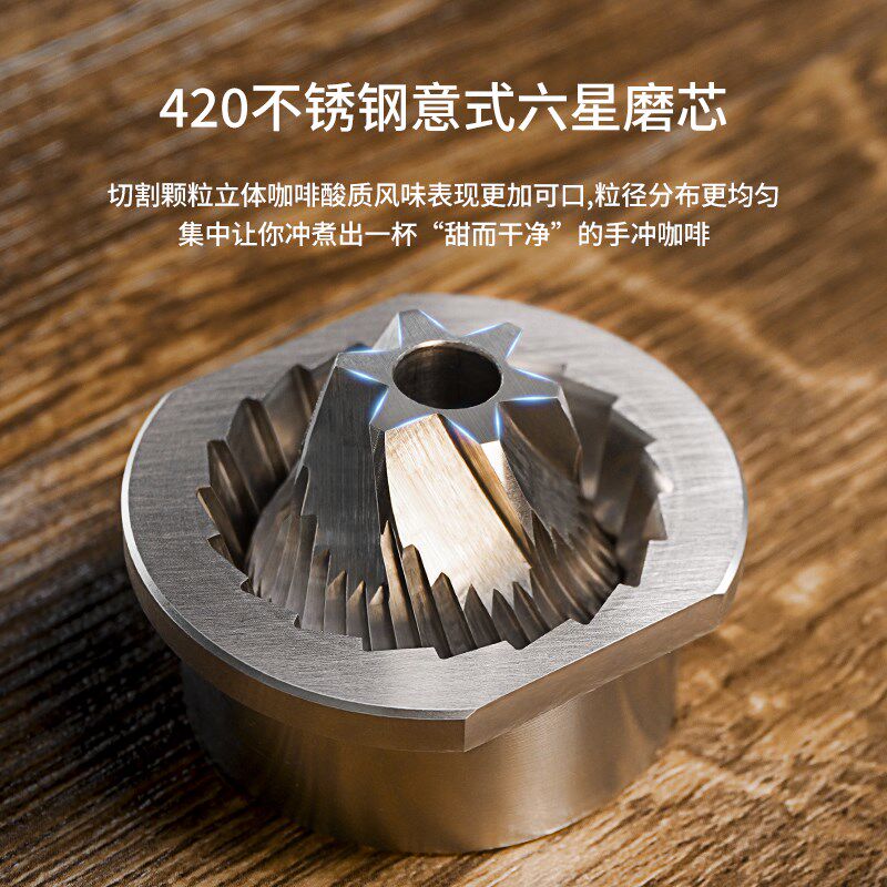 HiBREW咖喜萃手摇咖啡磨豆机器具意式手动研磨机手冲家用手磨G4B