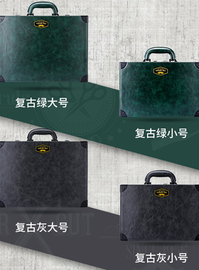 美发工具箱理发店工具多功能吹风机收纳盒理发师专用手提密码箱子