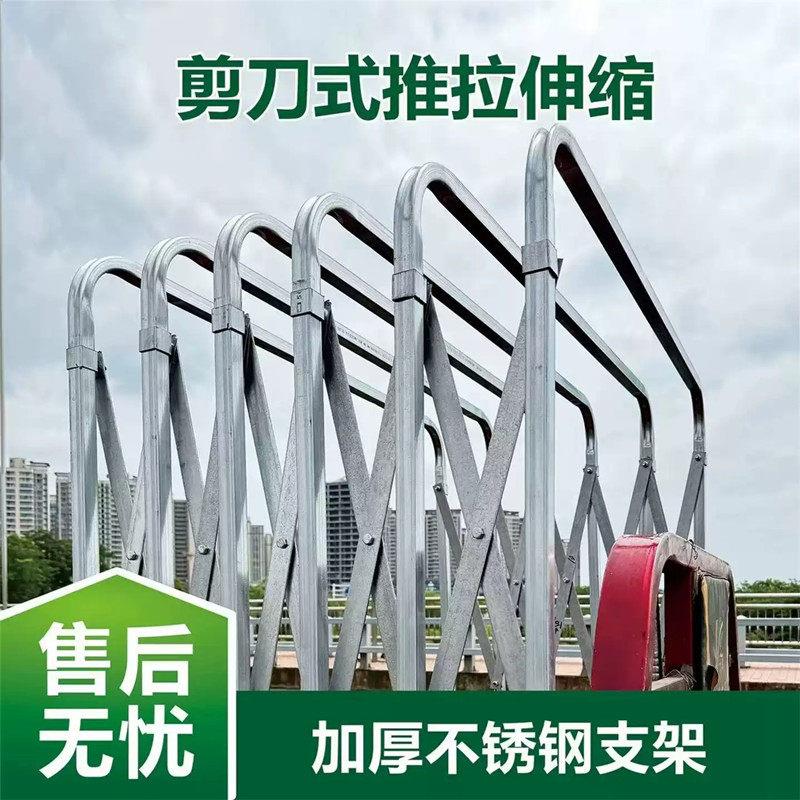三轮车推拉伸缩雨棚不锈钢超厚车棚架防雨车罩轴承收缩挡雨挡风棚