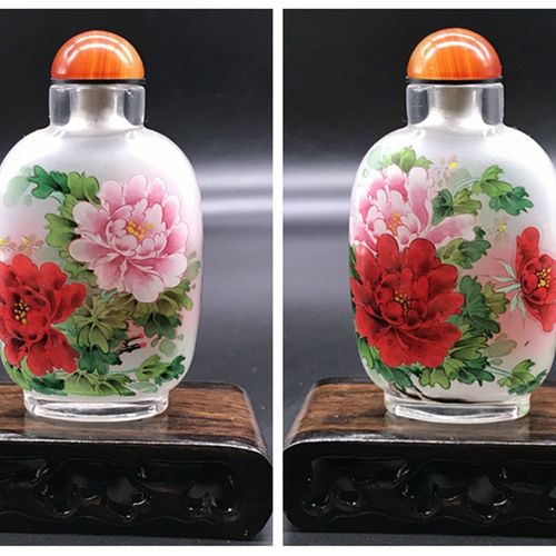 瓶内画 衡水特产内画鼻烟壶 纯手工绘制  外事商务中国特色工艺品