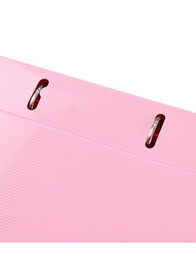 活页夹a4外壳塑料文件夹2孔活页册紫色资料夹翻页夹快劳夹铁环夹