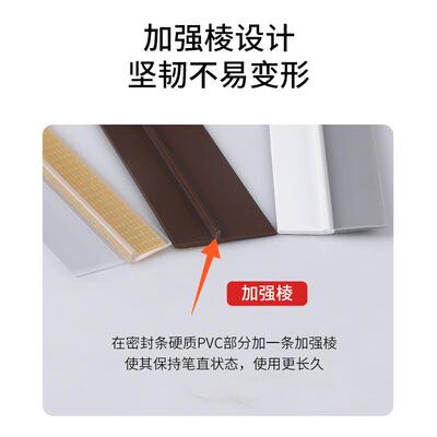 门缝门底密封条防盗门缝隙木门房门底隔音条防风贴底门贴门下挡板