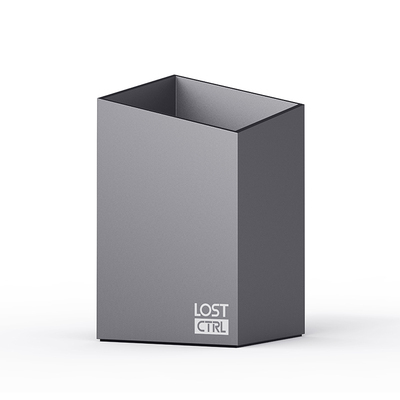 LOST CTRL铝合金笔筒收纳盒办公室桌面摆件创意个性时尚大容量
