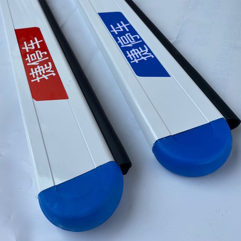 捷停车道闸杆直杆停车场捷顺胶条杆小区门卫挡车杆升降栏杆