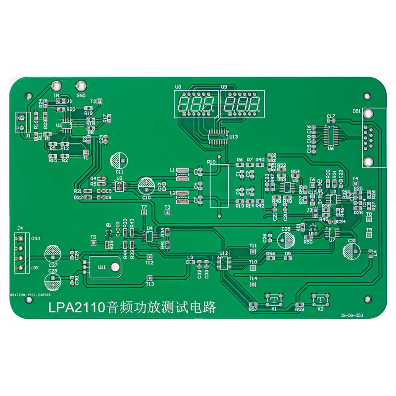 LAP2110音频功放测试电路技能竞赛套件Python解码编程故障检修版