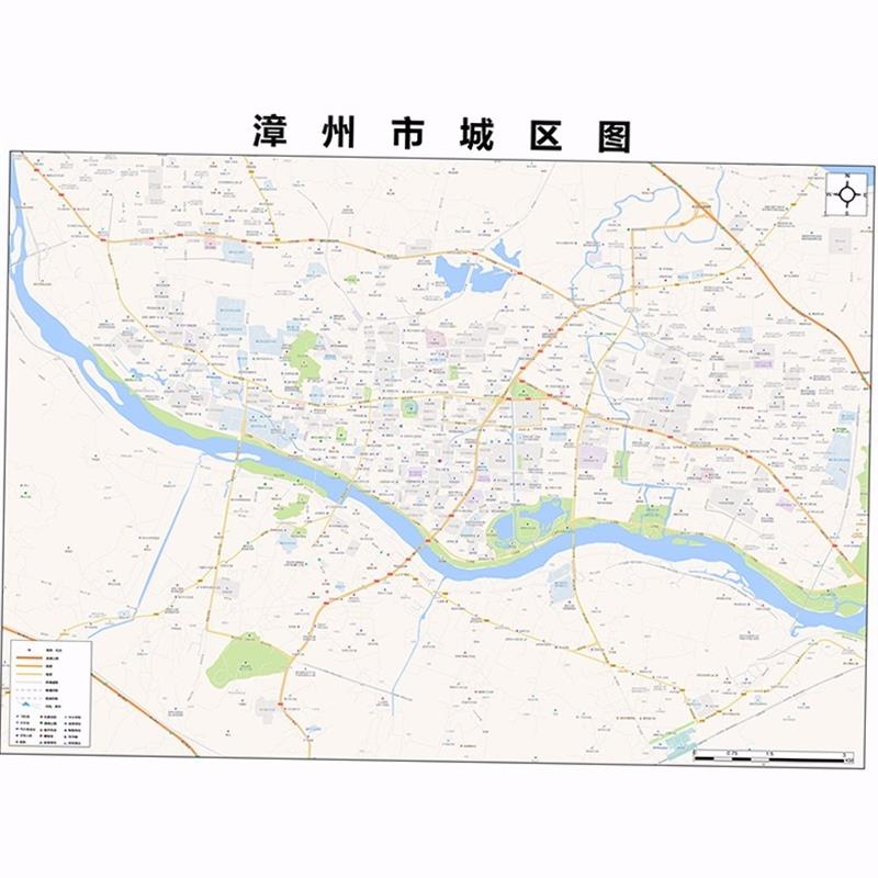 2025新款漳州市地图贴图 办公室挂图 高清防水墙壁装饰画定制地图