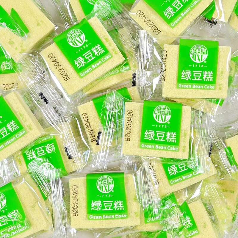 稻香村绿豆糕 独立小包装老式传统糕点茶点心零食小吃绿豆饼