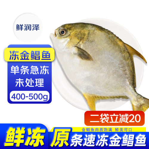 深海捕捞冻金鲳鱼深海鱼