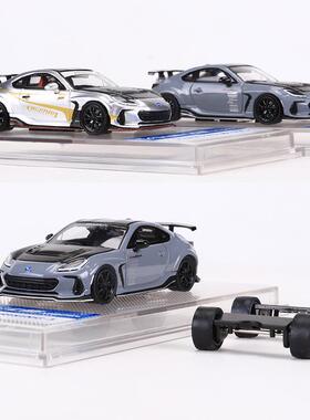 MODEL 1:64斯巴鲁Suaru RZ ARSNG仿真合金汽车模型收藏