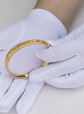 10双黑白高弹力氨纶珠宝手套夏薄冬短开车防晒礼仪男女不掉色包邮