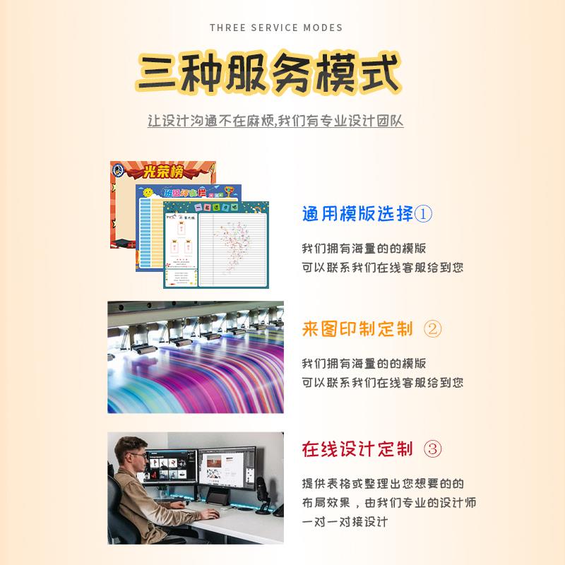 班级公告栏磁性白板印刷可定制文化磁性可擦写墙贴纸小学教室装饰