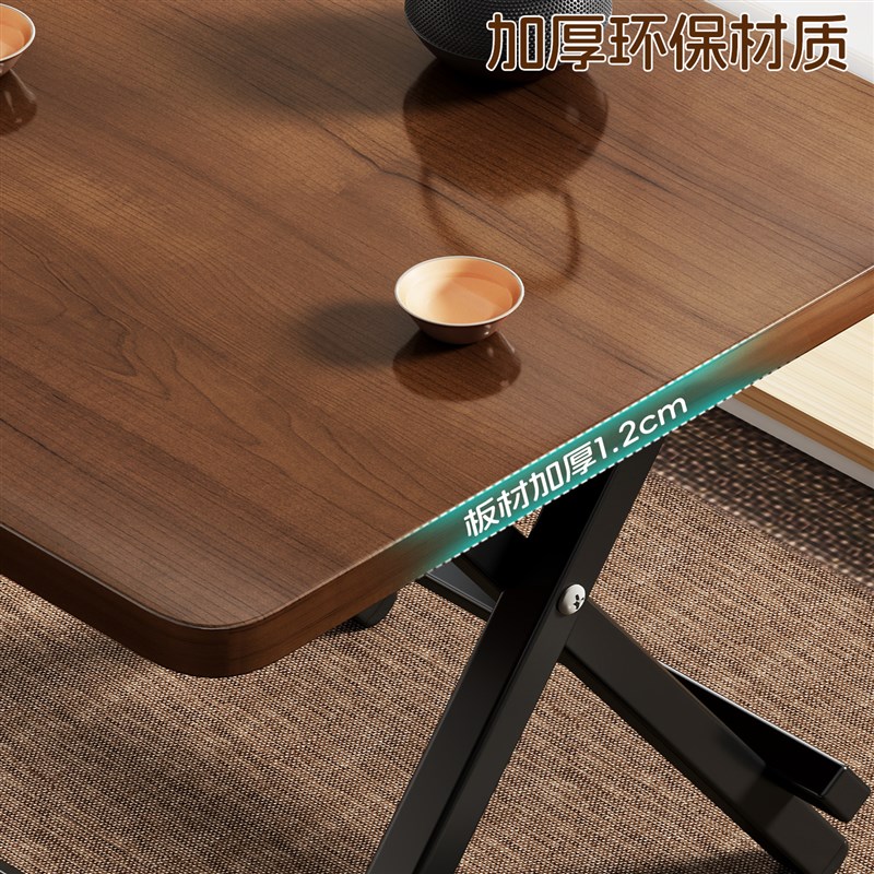 折叠桌家用喝茶小桌子客厅茶几便携式摆摊露营桌儿童学习桌矮桌