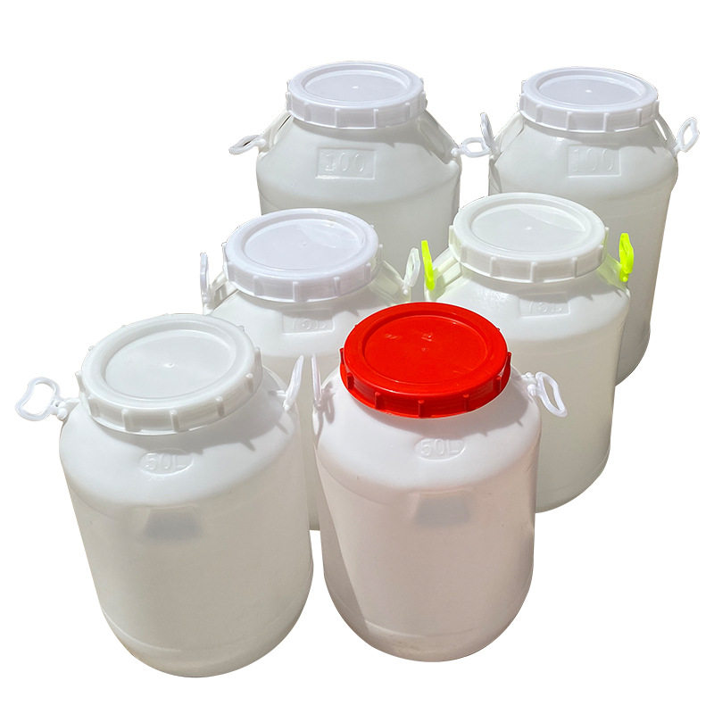 加厚家用食品级酵素桶塑料桶带盖储水桶发酵桶50L100升75kg120水
