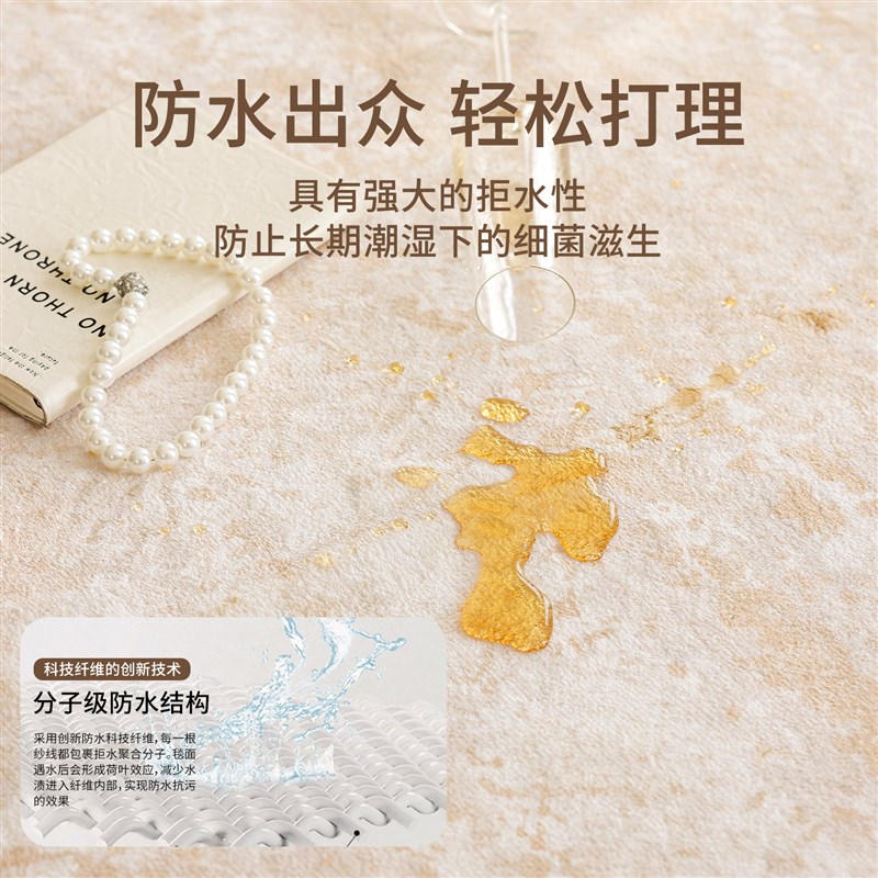 多巴胺跳格子地毯客厅阅读区玩耍脚垫卧室儿童房床边防摔毛绒地垫