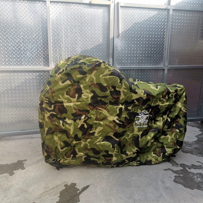 迷彩牛津布自行车罩自行车衣电动车自行车罩车衣山地车罩防水防晒
