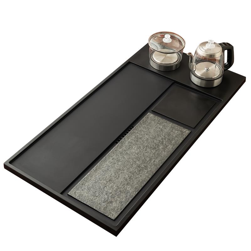 乌金石茶盘套装全自动烧水一体石头茶台整块2025新款茶具家用茶海