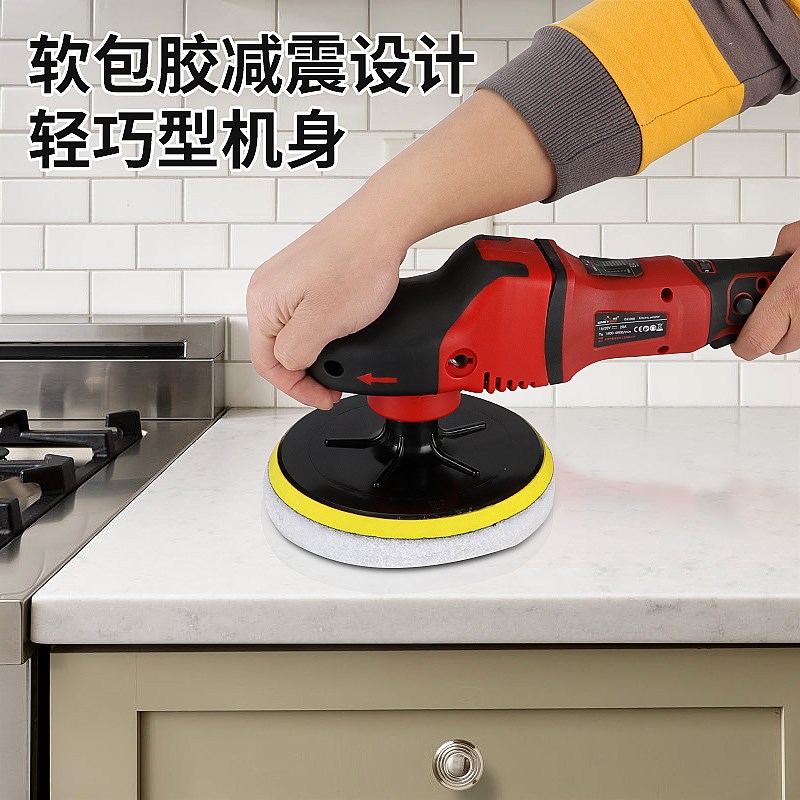 锂电抛光机大理石瓷砖水磨石晶面保养翻新木地板汽车打蜡地毯清洗