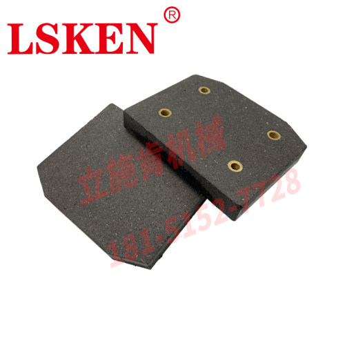 100*80*15刹车片DBH38空压蝶式制动器气动刹车摩擦块刹车块张力