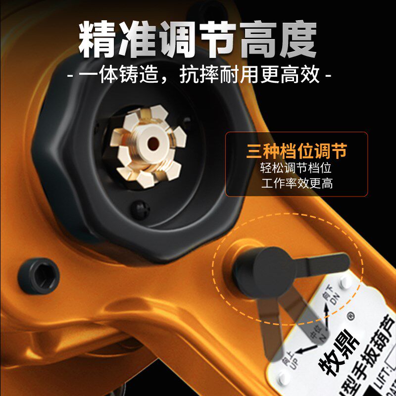 手扳葫芦/手摇吊葫芦0.75T/1T/1.5T/2T/3/6吨手板紧线器起重手动