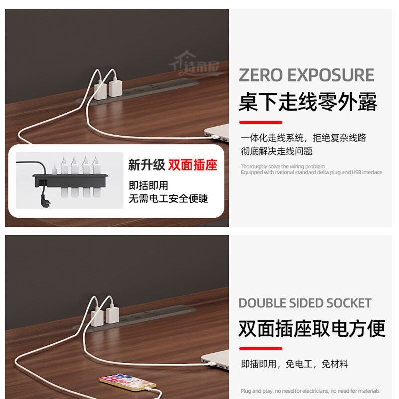 办公桌椅组合简单现代财务表2/4/6员工工作站办公甲板屏风隔断