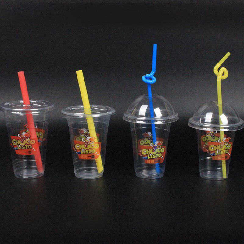 加厚95口径豆浆奶茶果汁饮料一次性塑料光杯320ml360ml新品包邮
