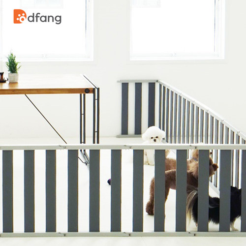 dfang狗围栏栅栏自由组合室内阳台隔离门狗挡板中小型犬宠物用品